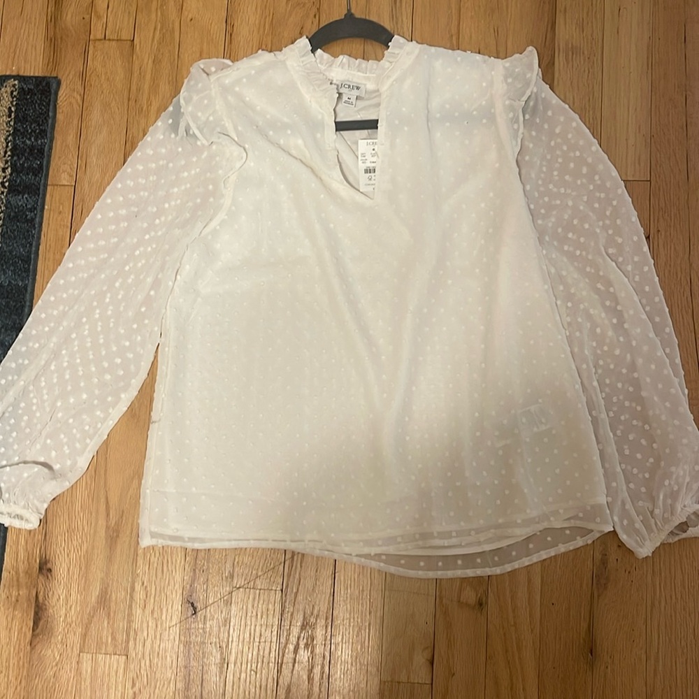 NWT j crew white shirt
